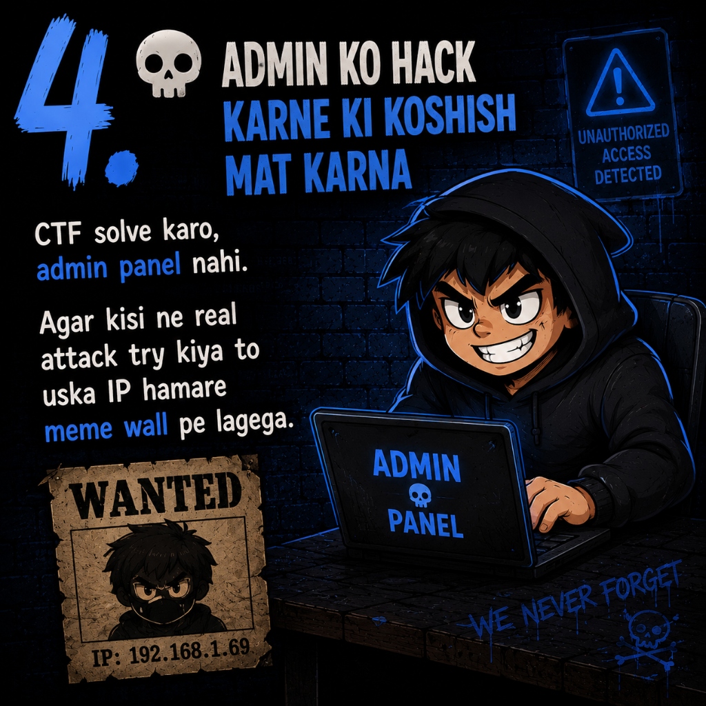 ADMIN KO HACK KARNE KI KOSHISH MAT KARNA